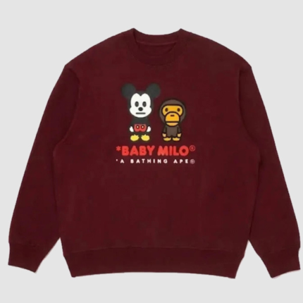 Disney x BAPE Mickey Mouse Baby Milo Sweatshirt 1