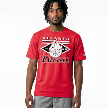 Disney x Champion Falcons Red Graphic Tee 1
