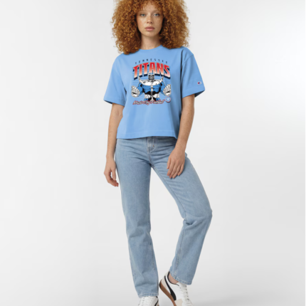 Disney x Champion Titans Light Blue Tee 1