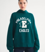 Eagles x Abercrombie Casual Funnel-Neck Pullover 2