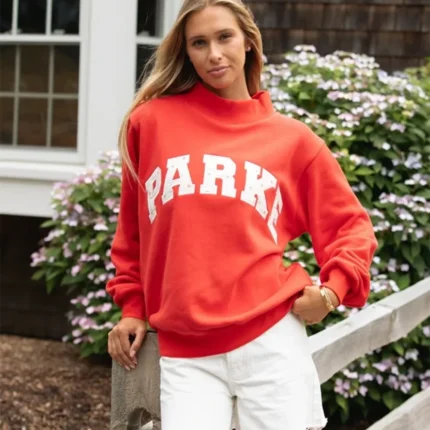 Emma & Maggie x Parke Varsity Mockneck Sweatshirt1