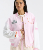 Fanatics x LoveShackFancy Miami Letterman Jacket 2