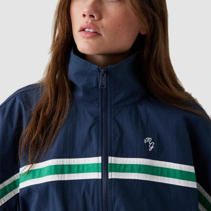 Gap x Malbon Full-Zip Poplin Windbreaker 2