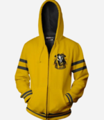 Harry Potter Hufflepuff Hogwarts Full-Zip Hoodie 1