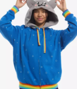 Hot Topic Nyan Cat Rainbow Hoodie 1