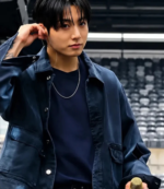Jungkook Arirang Style Blue Outerwear Jacket 1