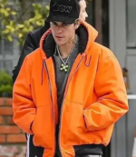 Justin Bieber Hooded Outerwear Jacket 2