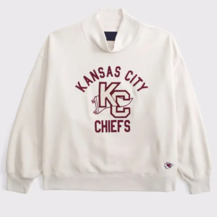 Kansas City Chiefs x Abercrombie Funnel-Neck Sweatshirt 1