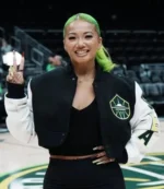 Kayce Kirihara WNBA Seattle Storm Team Cropped Jacket1