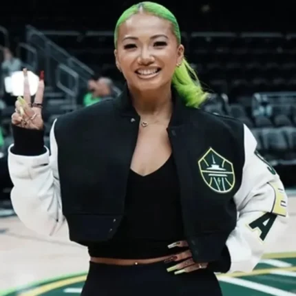 Kayce Kirihara WNBA Seattle Storm Team Cropped Jacket1