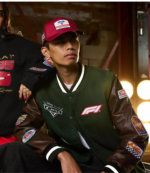 Lightning McQueen F1 Team-Style Varsity Jacket 1