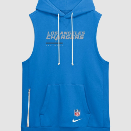 Los Angeles Chargers Sleeveless Sideline Hoodie 2026 1