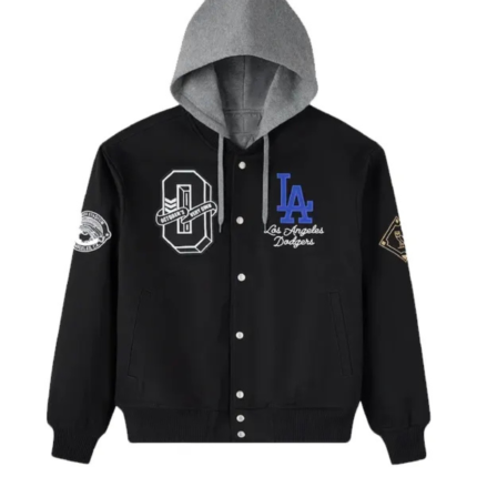 Los Angeles Dodgers Twill Insulated Bomber 1