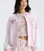 LoveShackFancy Southern California Varsity Jacket 2