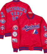 Men’s Montreal Expos OVO Signature Satin Jacket 3