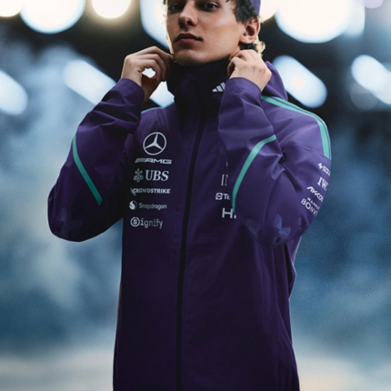 Mercedes F1 2026 Vanda Bloom Purple Team Jacket 2