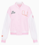 Miami x LoveShackFancy Collegiate Varsity Jacket