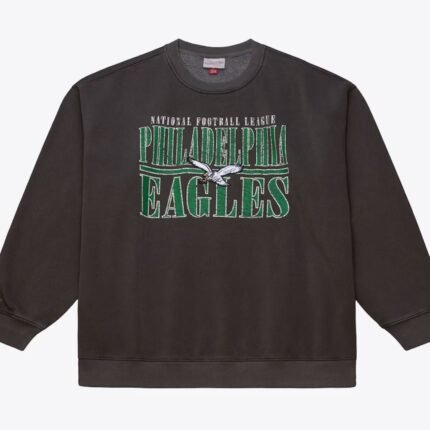 Mitchell & Ness Eagles Downtown Crewneck 1
