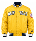 New York Yankees Satin Dugout Jacket 1