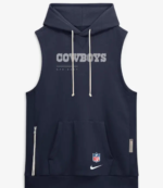 Nike Dallas Cowboys Sleeveless Sideline Hoodie 1