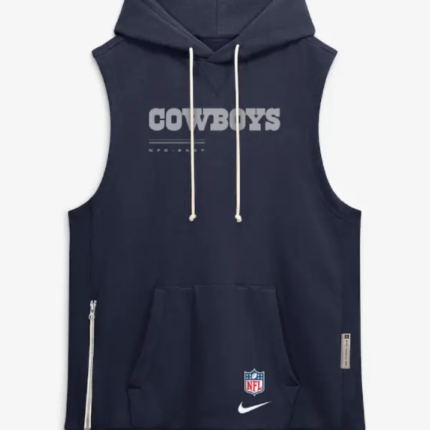 Nike Dallas Cowboys Sleeveless Sideline Hoodie 1