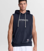 Nike Dallas Cowboys Sleeveless Sideline Hoodie 3