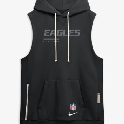 Nike Eagles Sideline Sleeveless Pullover Hoodie 1