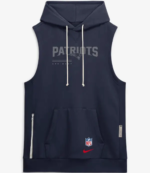 Nike Patriots Sideline Sleeveless Pullover Hoodie 1