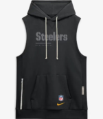 Nike Steelers Sideline Sleeveless Pullover Hoodie 1