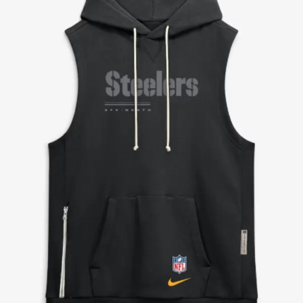 Nike Steelers Sideline Sleeveless Pullover Hoodie 1