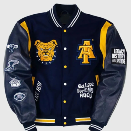 North Carolina A&T Aggie Pride Letterman Jacket 1