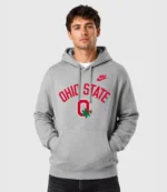 Ohio State Nike Legacy Arch Club Gray Hoodie1