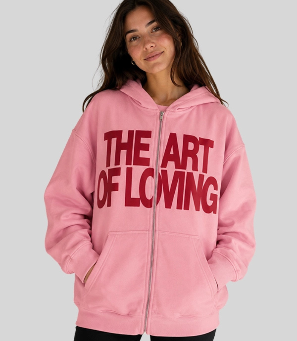 Olivia Dean Pink The Art of Loving Hoodie 1 Olivia Dean Pink The Art of Loving Hoodie 1