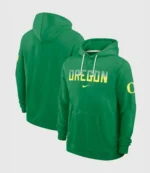 Oregon Ducks 2026 Nike Green Sideline Hoodie1