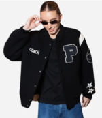 Paige Bueckers Black Custom Varsity Jacket 1