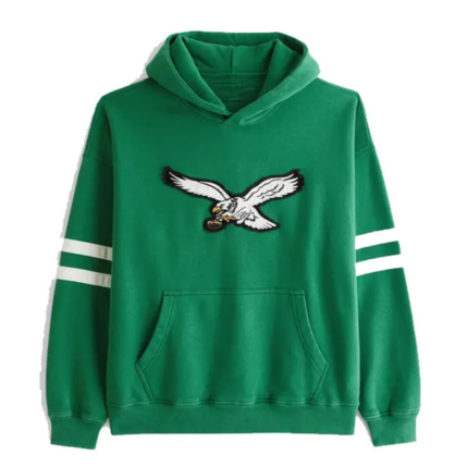 Philadelphia Eagles Green Popover Hoodie 1