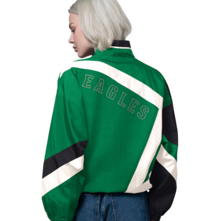 Philadelphia Eagles Vintage 1st Quarter Zip-Up Jacket 2