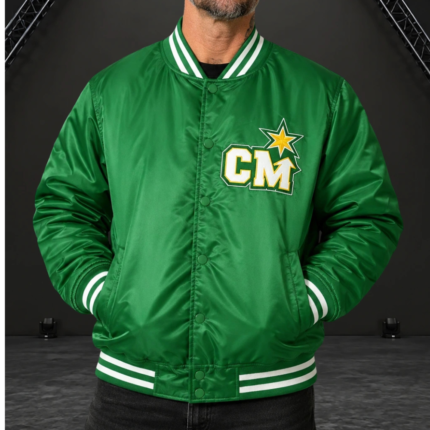 Phillip Jack Brooks Signature Green Varsity Jacket 1