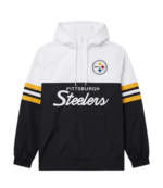 Pittsburgh Steelers NFL Head Coach Sideline Full-Zip Windbreaker Jacket 1