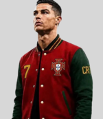 Portugal Cristiano Ronaldo Letterman Jacket 1