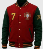 Portugal Ronaldo Soccer Varsity Jacket 2