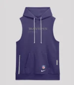 Ravens 2026 Sleeveless Sideline Hoodie 1