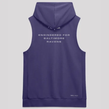 Ravens 2026 Sleeveless Sideline Hoodie 2