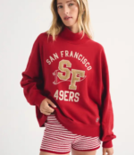 San Francisco 49ers x Abercrombie Funnel-Neck Sweatshirt 2
