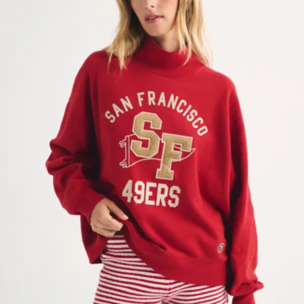 San Francisco 49ers x Abercrombie Funnel-Neck Sweatshirt 2