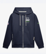 Seattle Seahawks Nike Navy Quarterback Scramble Hoodie 2
