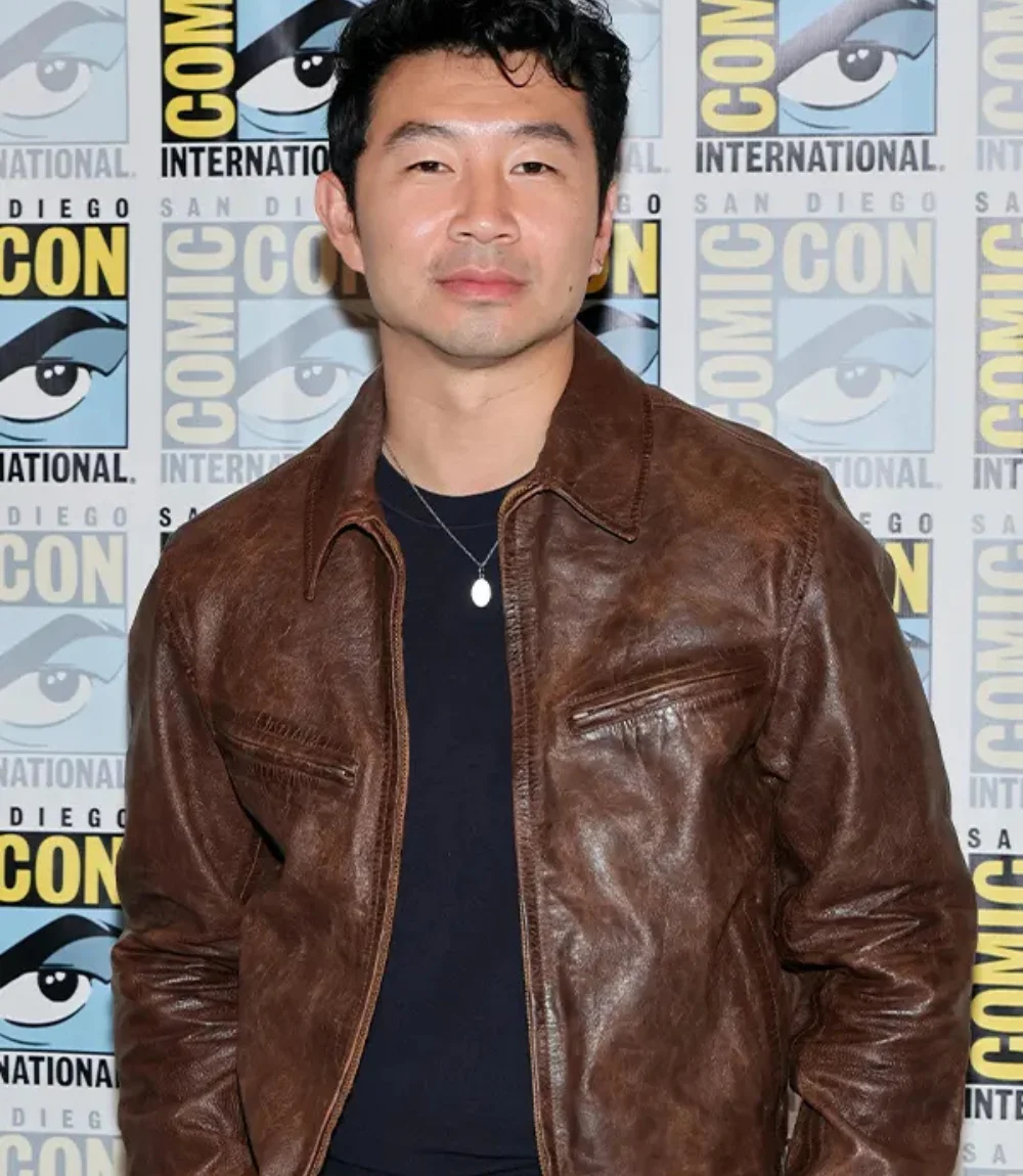 Simu Liu Comic-Con 2026 Leather Jacket1