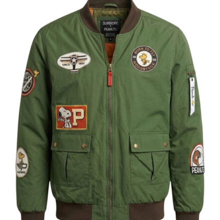 Snoopy Flying Ace Classic Bomber Jacket 1