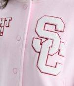 Southern California LoveShackFancy Classic Varsity Jacket 4