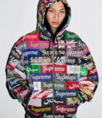 Supreme Box Logo Jeff Hamilton Leather Hoodie Jacket 1